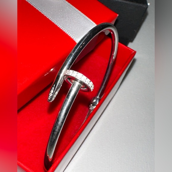 925 Nail bracelet brand new nicely made heavy